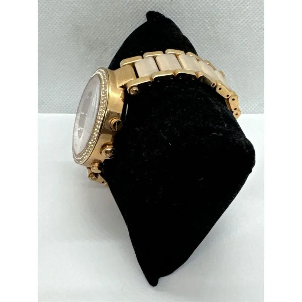 Michael Kors Parker MK5896 Women Rose Gold Analog Dial Quartz Wrist Watch JNA383
